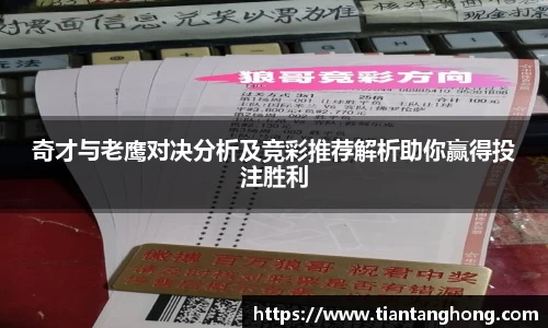 奇才与老鹰对决分析及竞彩推荐解析助你赢得投注胜利